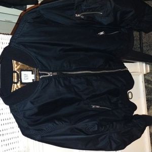 GAP Women's , XL  black bomber style jacket